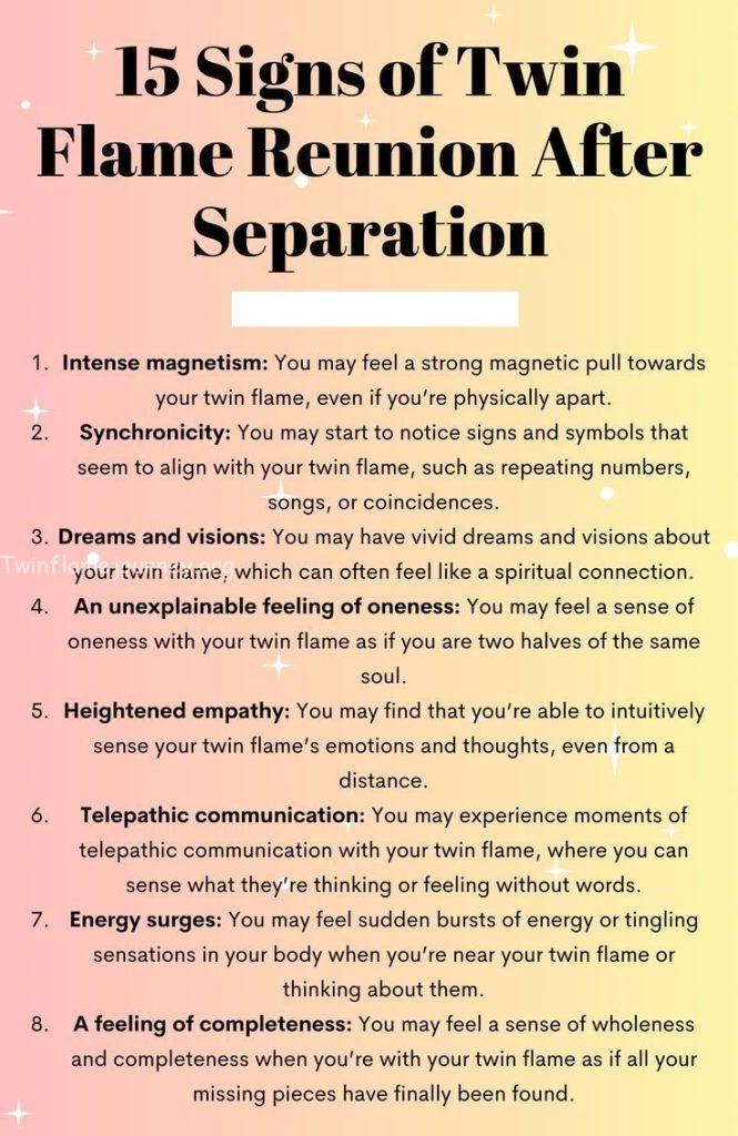 Twin Flame Reunion Signs: A Divine Guide